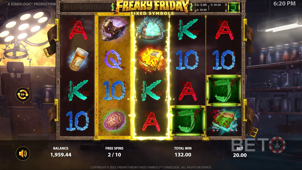 Đánh giá biểu tượng cố định Freaky Friday của BETO Slots