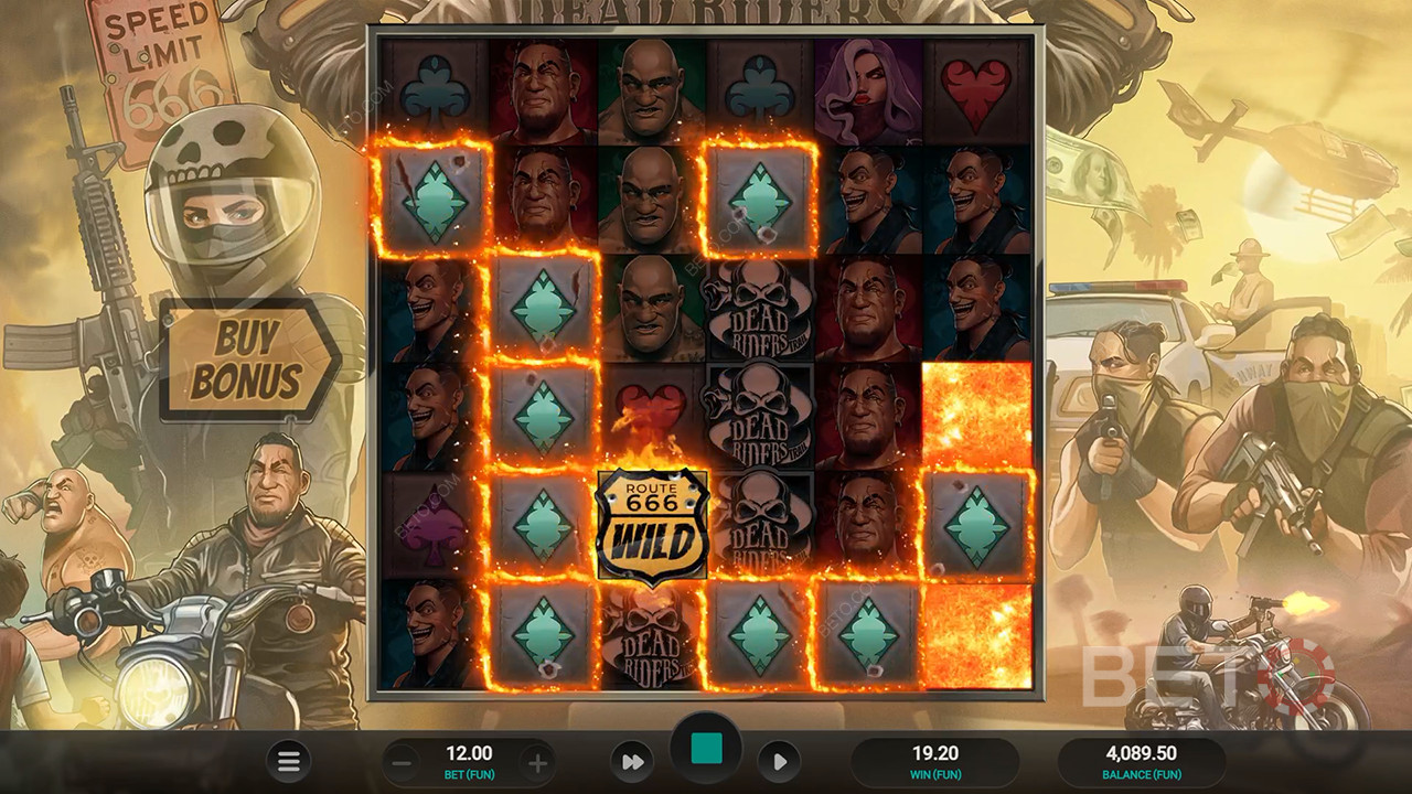 Đánh giá Dead Riders Trail của BETO Slots
