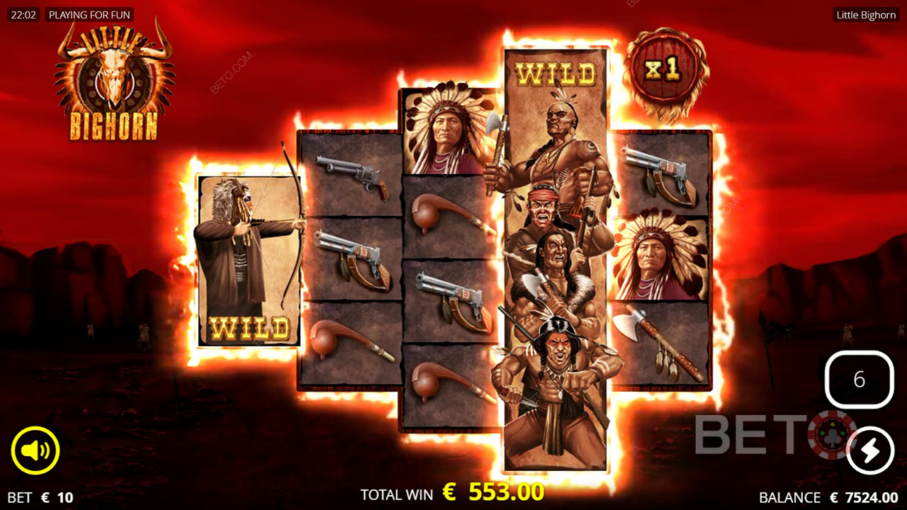 Đánh giá Little Bighorn của BETO Slots