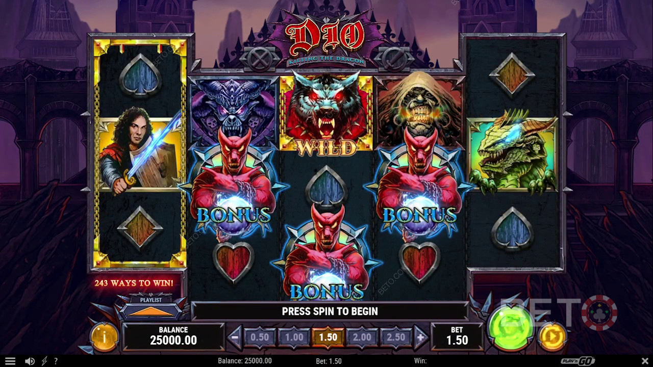 Đánh giá Dio Killing The Dragon của BETO Slots