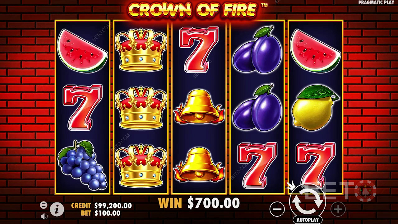 Đánh giá vương miện lửa của BETO Slots