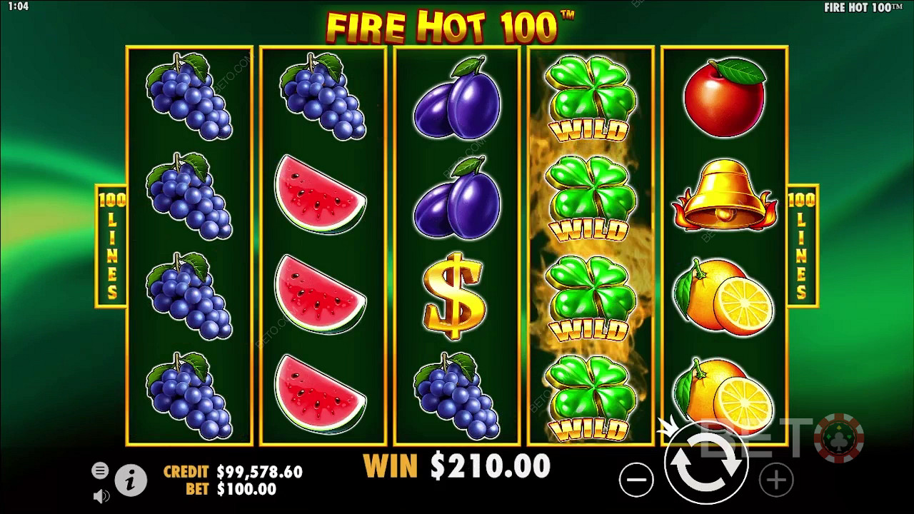Đánh giá Fire Hot 100 của BETO Slots