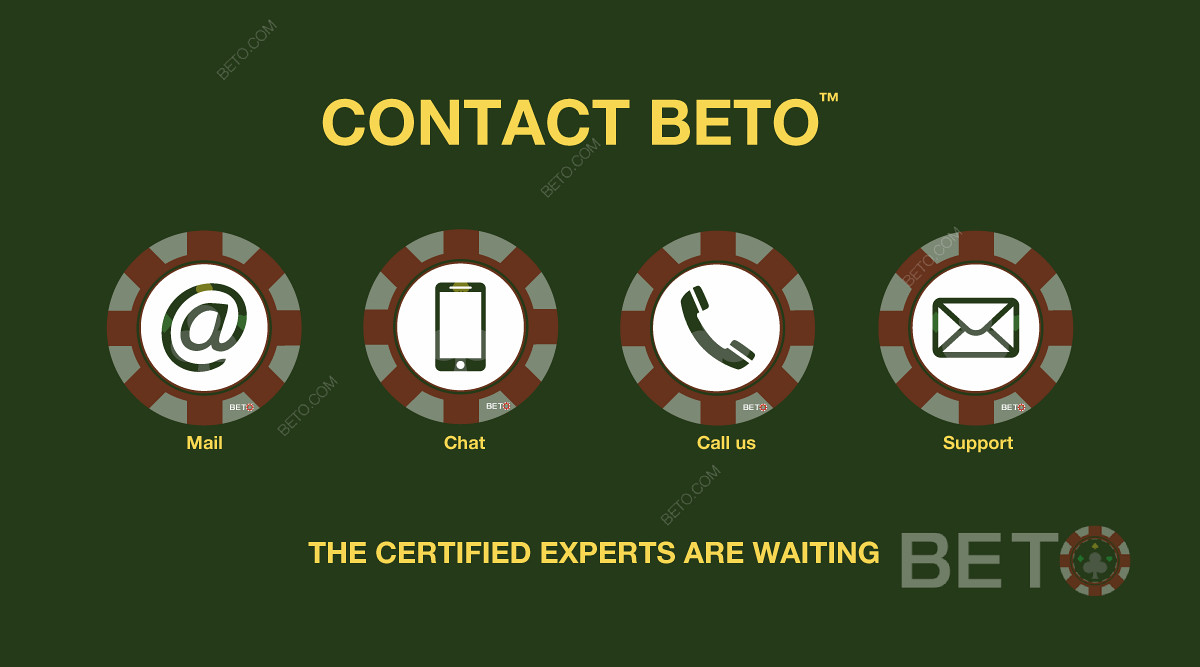 Hãy liên hệ với BETO - Các chuyên gia cờ bạc đang chờ đợi!