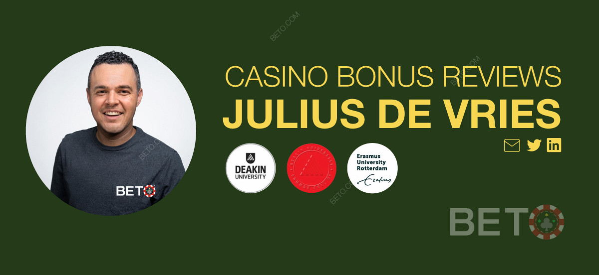Julius de Vries là một nhà văn và chuyên gia cờ bạc được chứng nhận