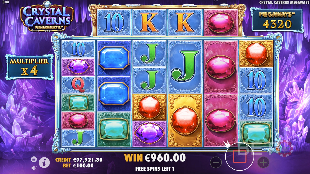 Đánh giá Crystal Cavern Megaways của BETO Slots