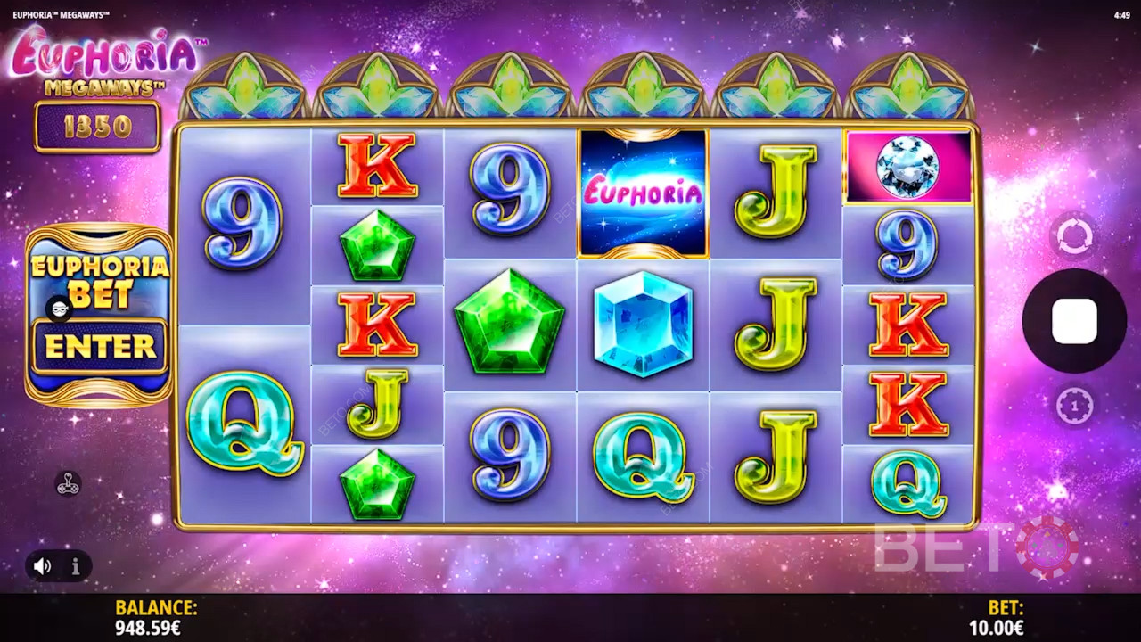 Đánh giá Euphoria Megaways của BETO Slots