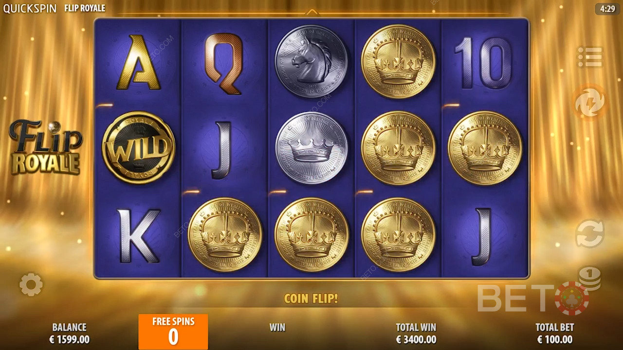 Đánh giá Flip Royale của BETO Slots