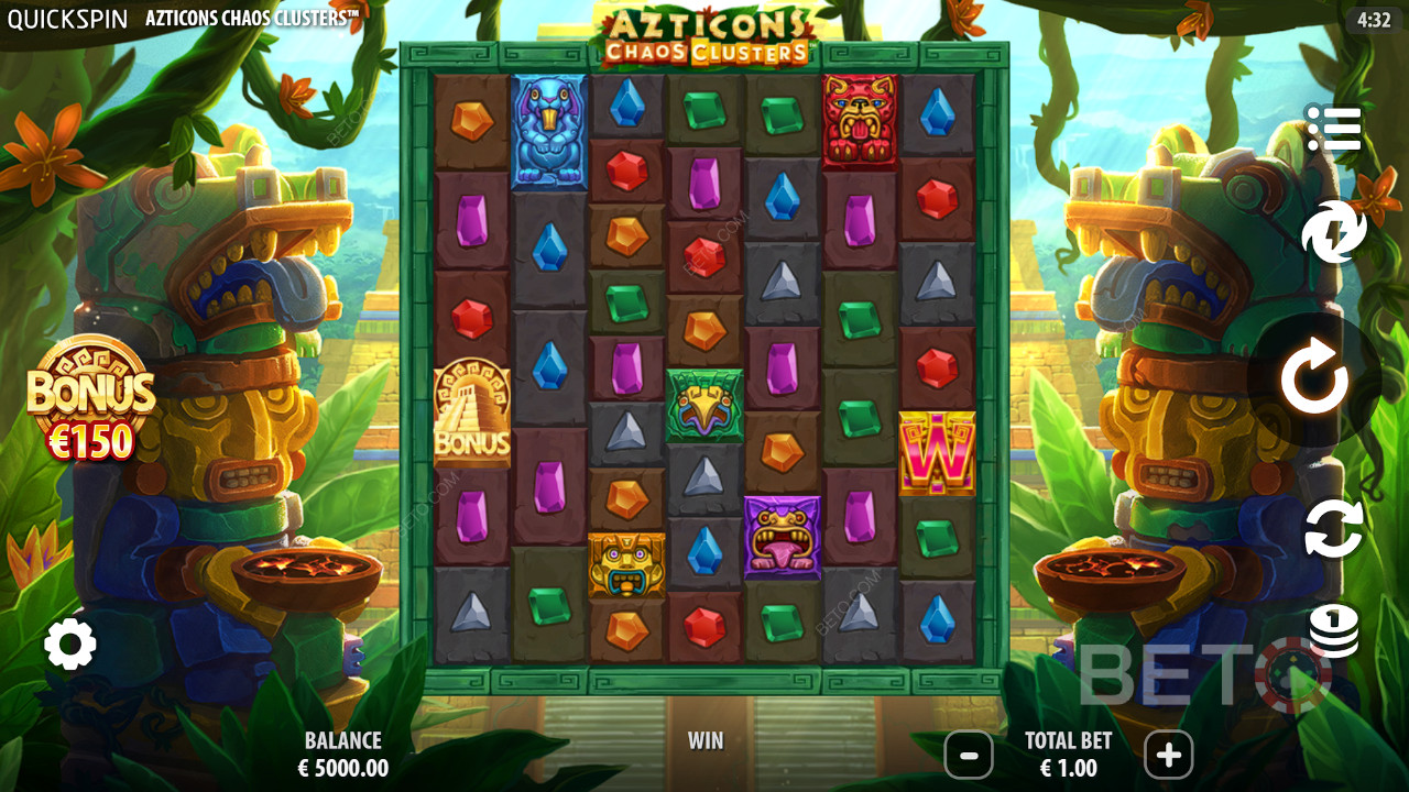 Đánh giá Azticons Chaos Clusters của BETO Slots