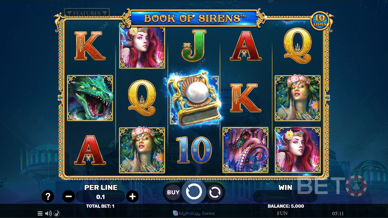 Đánh giá Book Of Sirens của BETO Slots