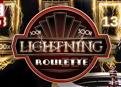 Lightning Roulette cung cấp các bàn chơi trực tiếp với một máy chủ thực sự.