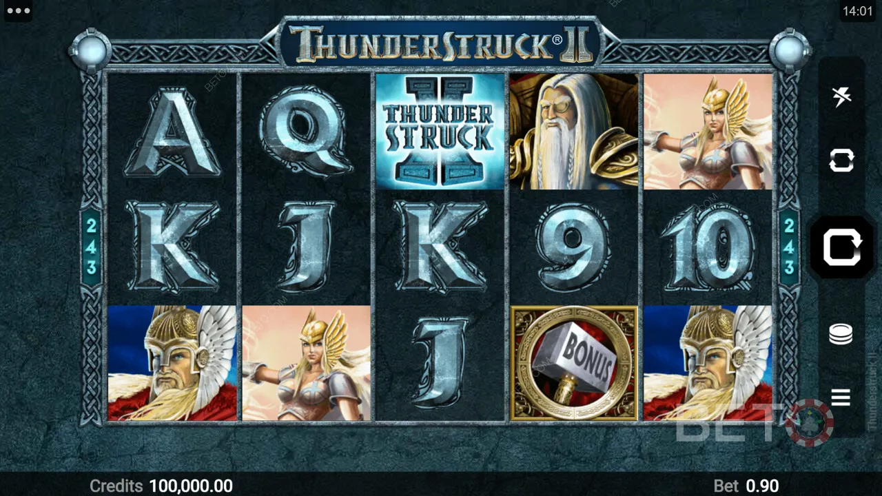 Giành được các khoản thanh toán tuyệt vời trên Thunderstruck II