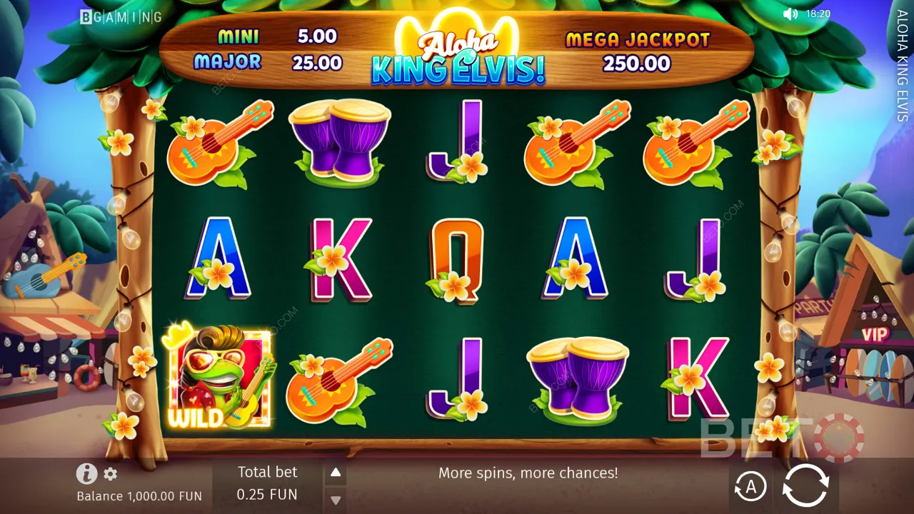 Gameplay mẫu của Aloha King Elvis