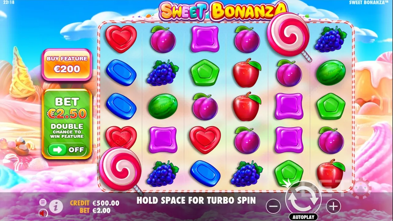 Video trò chơi giới thiệu khe cắm Sweet Bonanza. RTP trên 96%