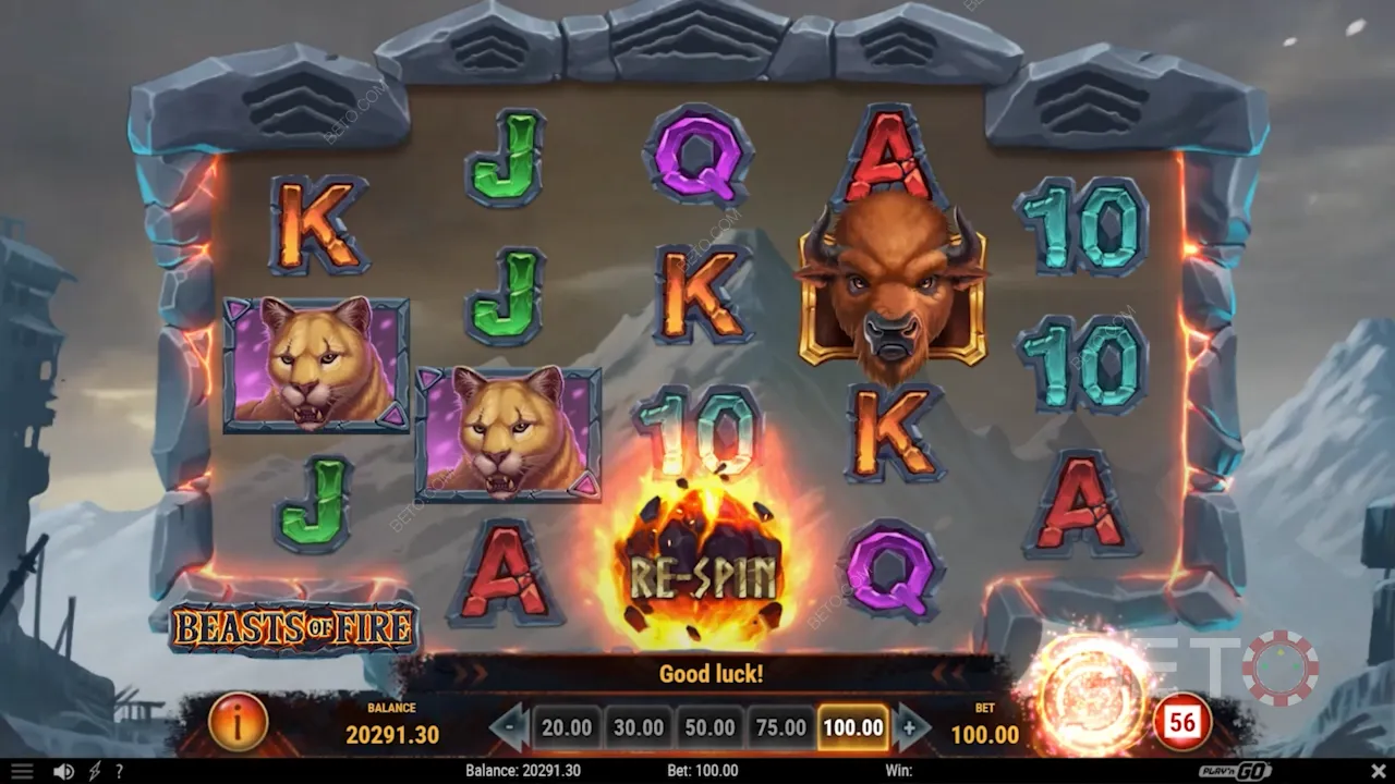 Gameplay mẫu của Beasts of Fire hiển thị các hình ảnh động bùng nổ