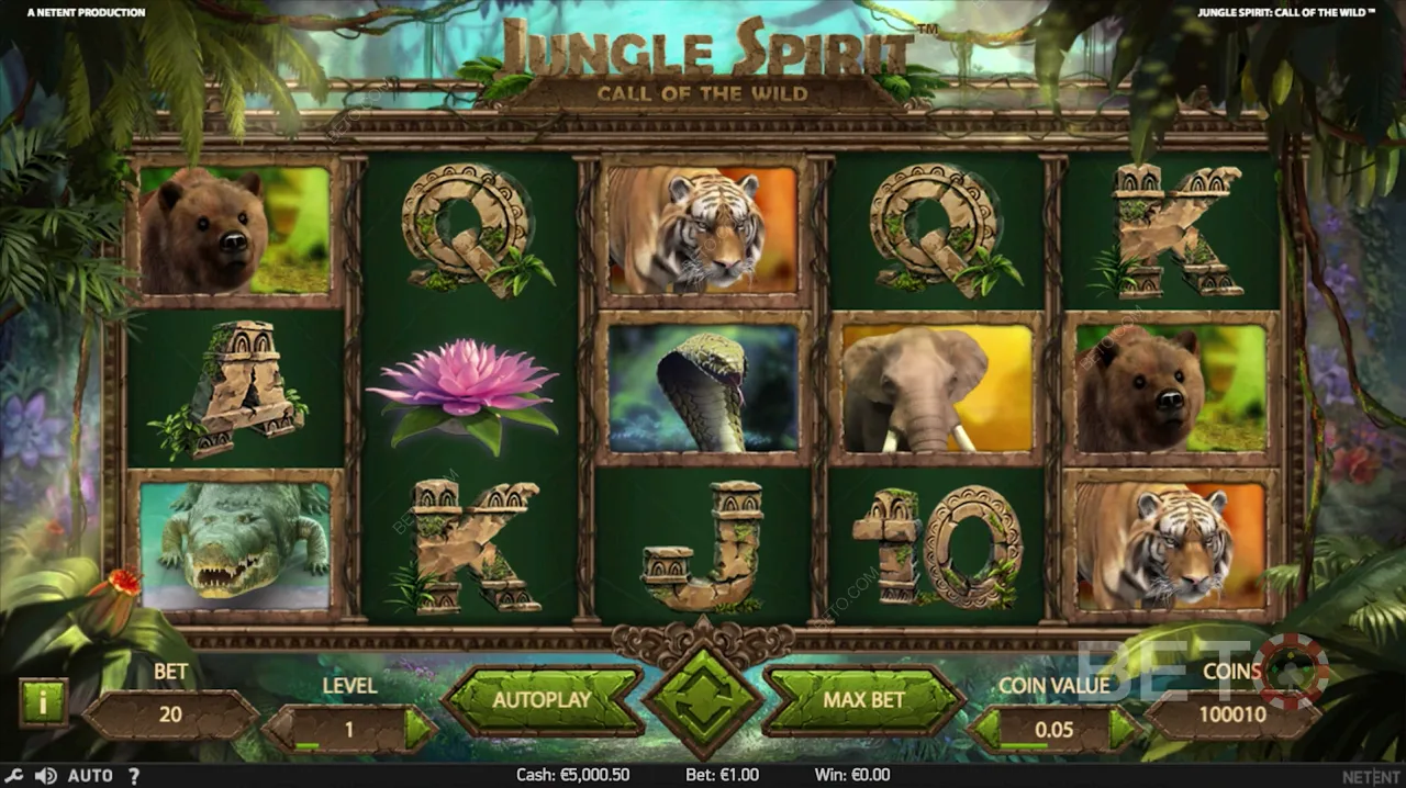 Jungle Spirit: Call of the Wild Video Slot Gameplay